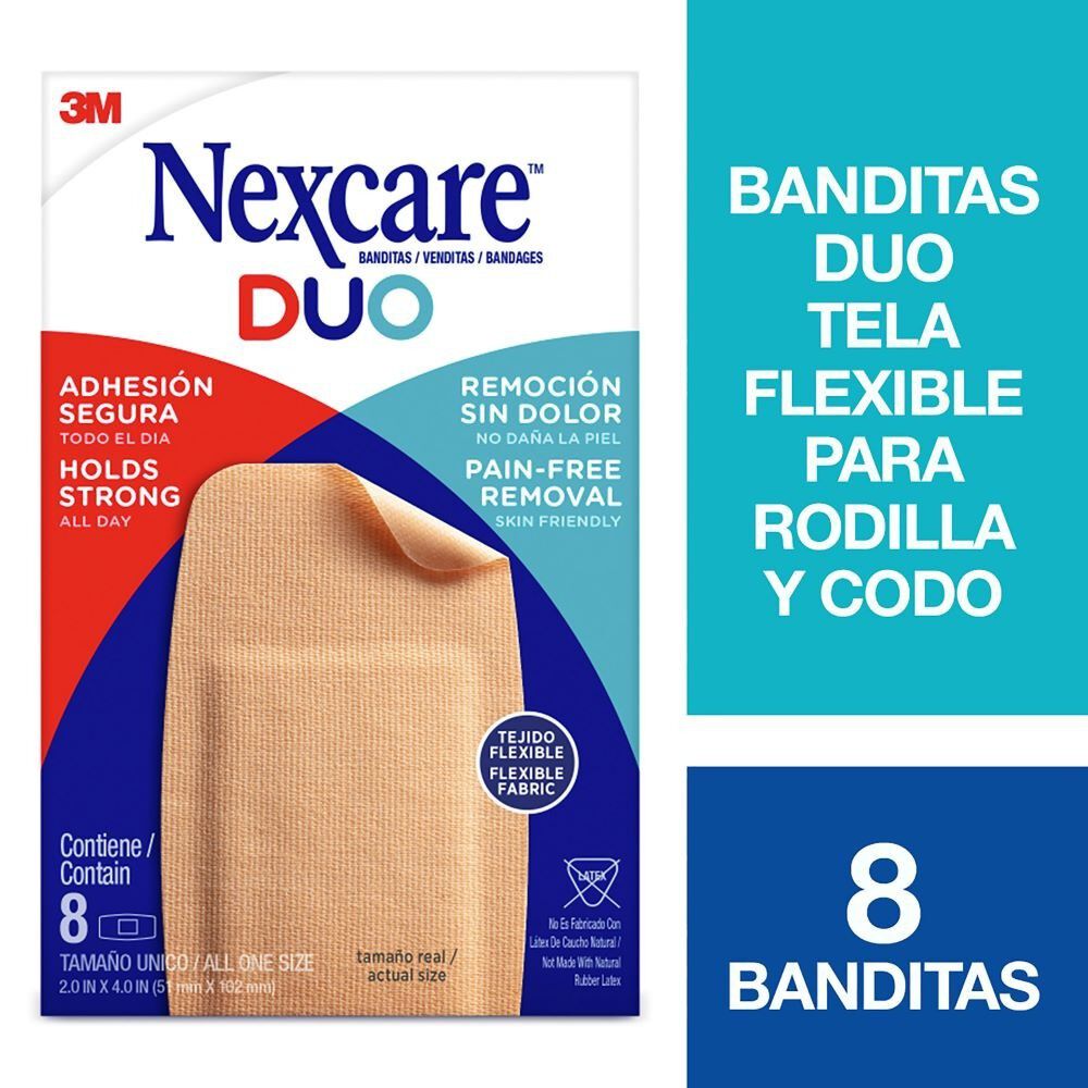 Parche-DUO-Codo-y-Rodilla,-8-un.-Tama–o-œnico-imagen-2
