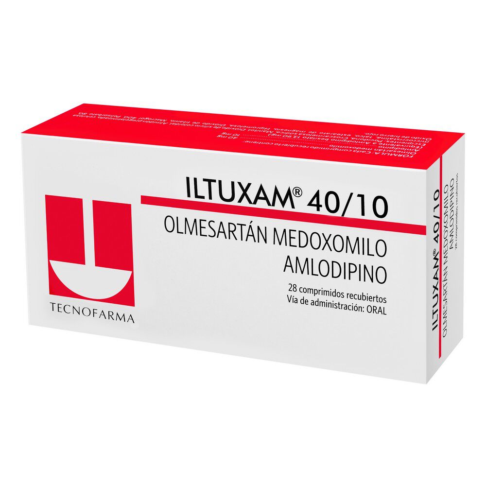 Iltuxam-Olmesartán-Medoxomilo-40-mg-Amlodipino-10-mg-28-Comprimidos-Recubiertos-imagen-1