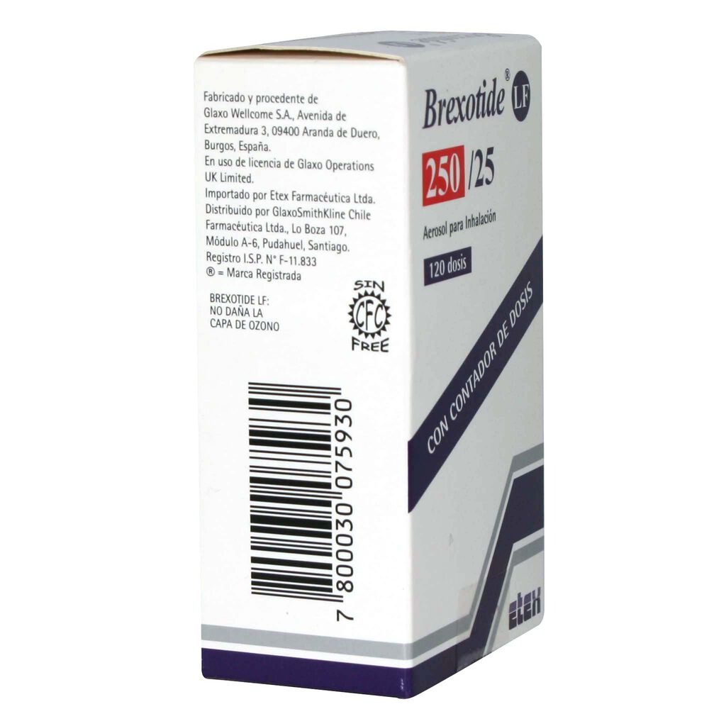 Brexotide-Lf-250/25-Salmeterol-25-mcg/DS-Inhalador-Bucal-120-Dosis-imagen-3