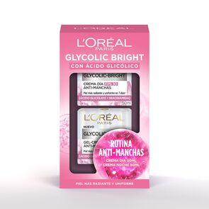 Rutina-Anti-Manchas-Glycolic-Bright:-Crema-De-D&iacute;a-Fps30-Y-Crema-Gel-De-Noche-imagen