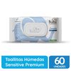 Toallitas-H&uacute;medas-Sensitive-Premium-con-tapa-60-unidades-imagen-1