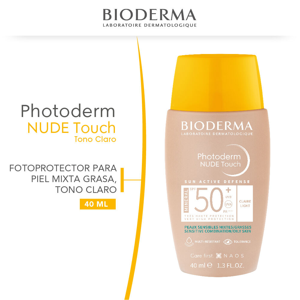 Photoderm-nude-50+-para-pieles-mixtas-y-grasas.-Tono-Claro-40-ml-imagen-1