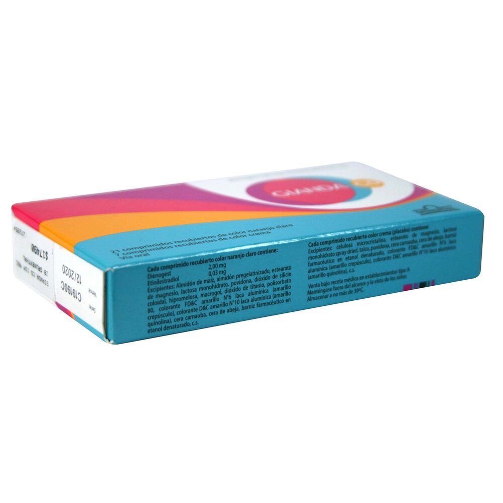 Gianda-CD-Dienogest-2-mg-Etinilestradiol-0,03-mg-28-Comprimidos-Recubiertos-imagen-2