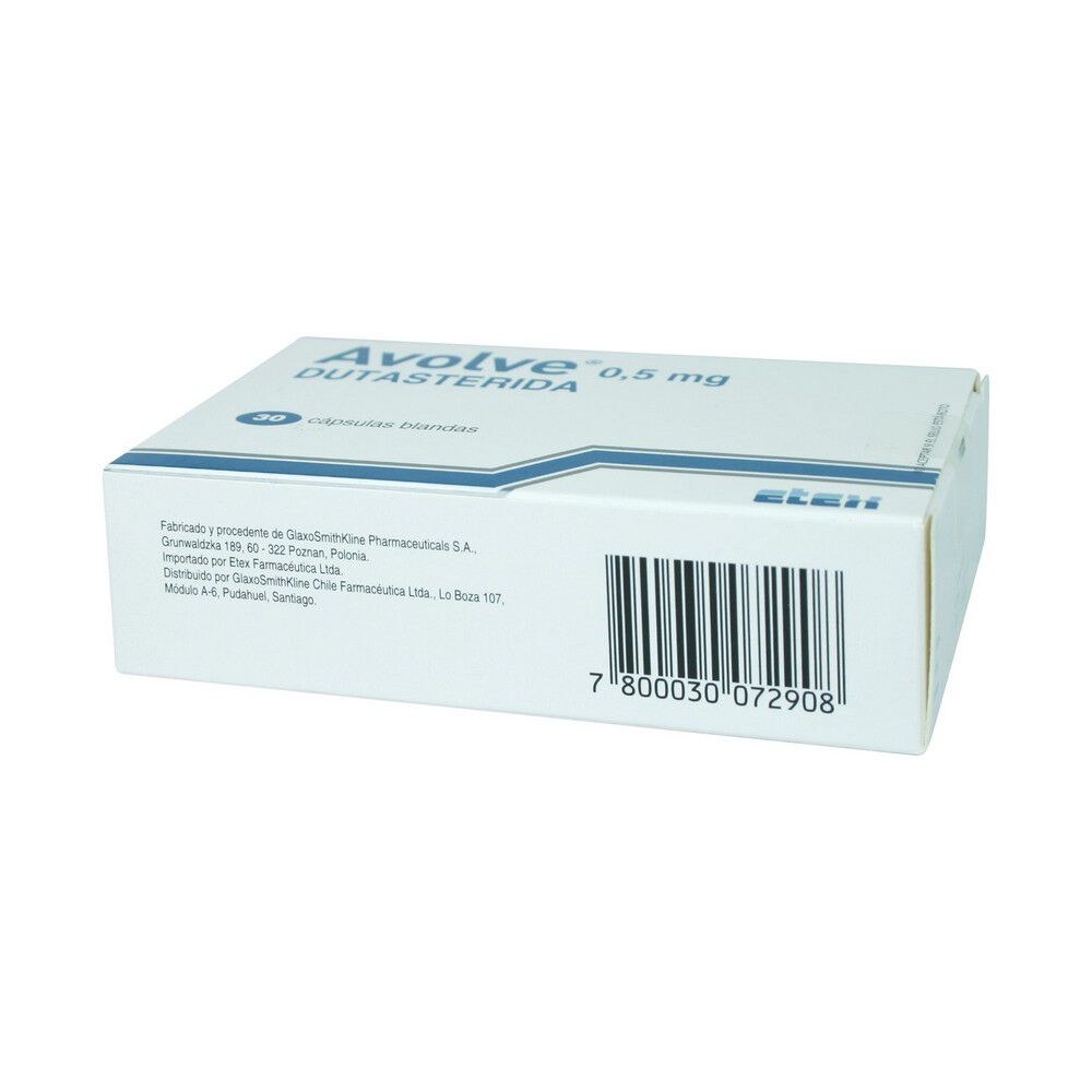 Avolve-Dutasterida-0,5-mg-30-Cápsulas-Blandas-imagen-3