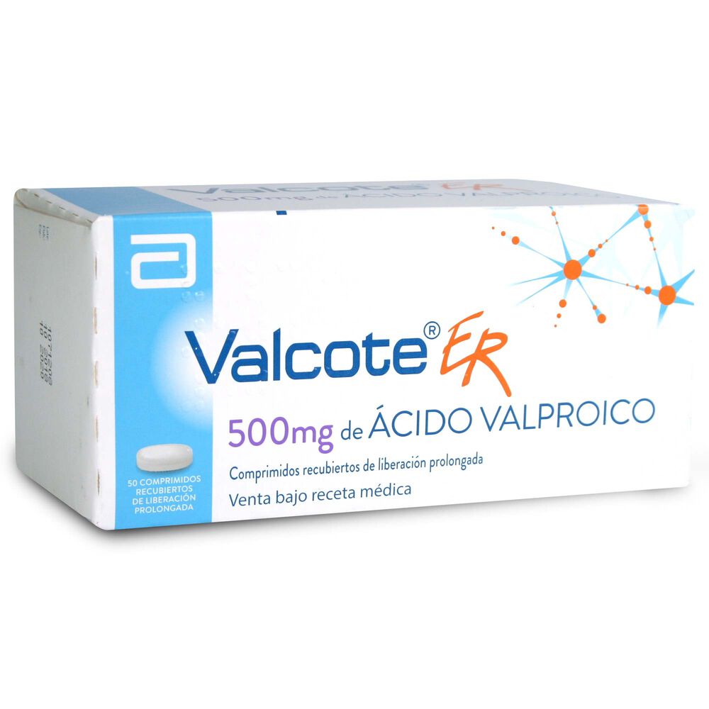 Valcote-Er-Acido-Valproico-500-mg-50-Comprimidos-Liberacion-Prolongada-imagen-1