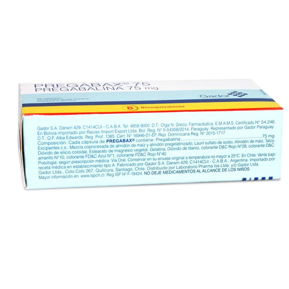 Pregabax-75-Pregabalina-75-mg-28-Cápsulas-imagen-2