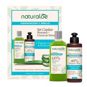 Set-Naturaloe-Cabello-Hidratación-Y-Brillo-Shampoo-350-Ml-+-Crema-De-Peinar-250-Ml-imagen