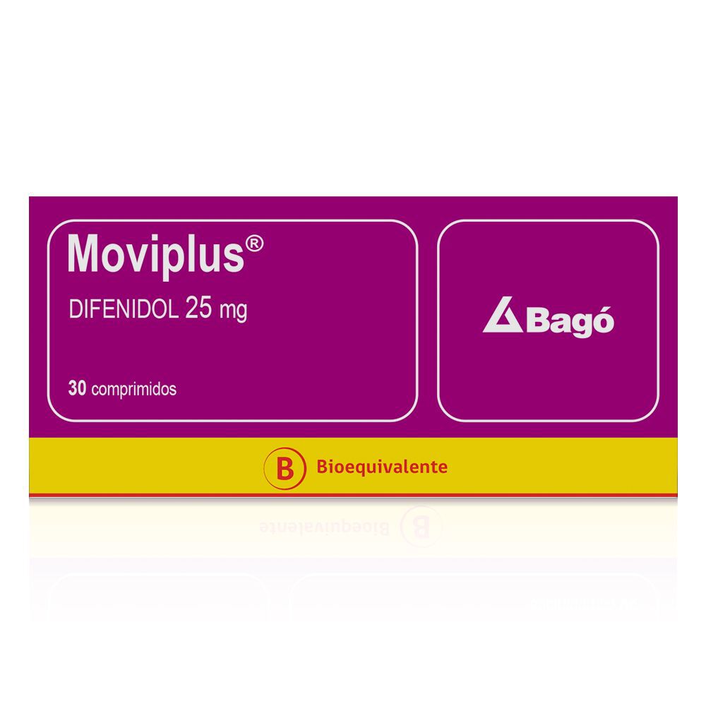 Moviplus-Difenidol-25-mg-30-Comprimidos-imagen-1