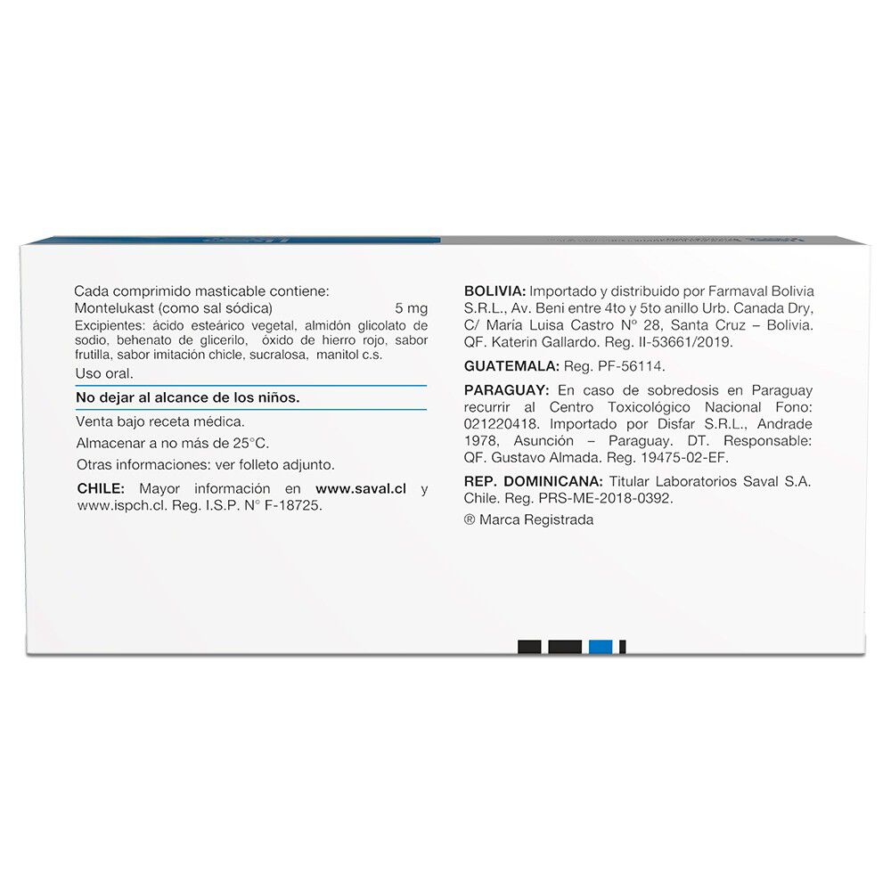 Lukanex-Montelukast-5-mg-40-Comprimidos-Masticables-imagen-2