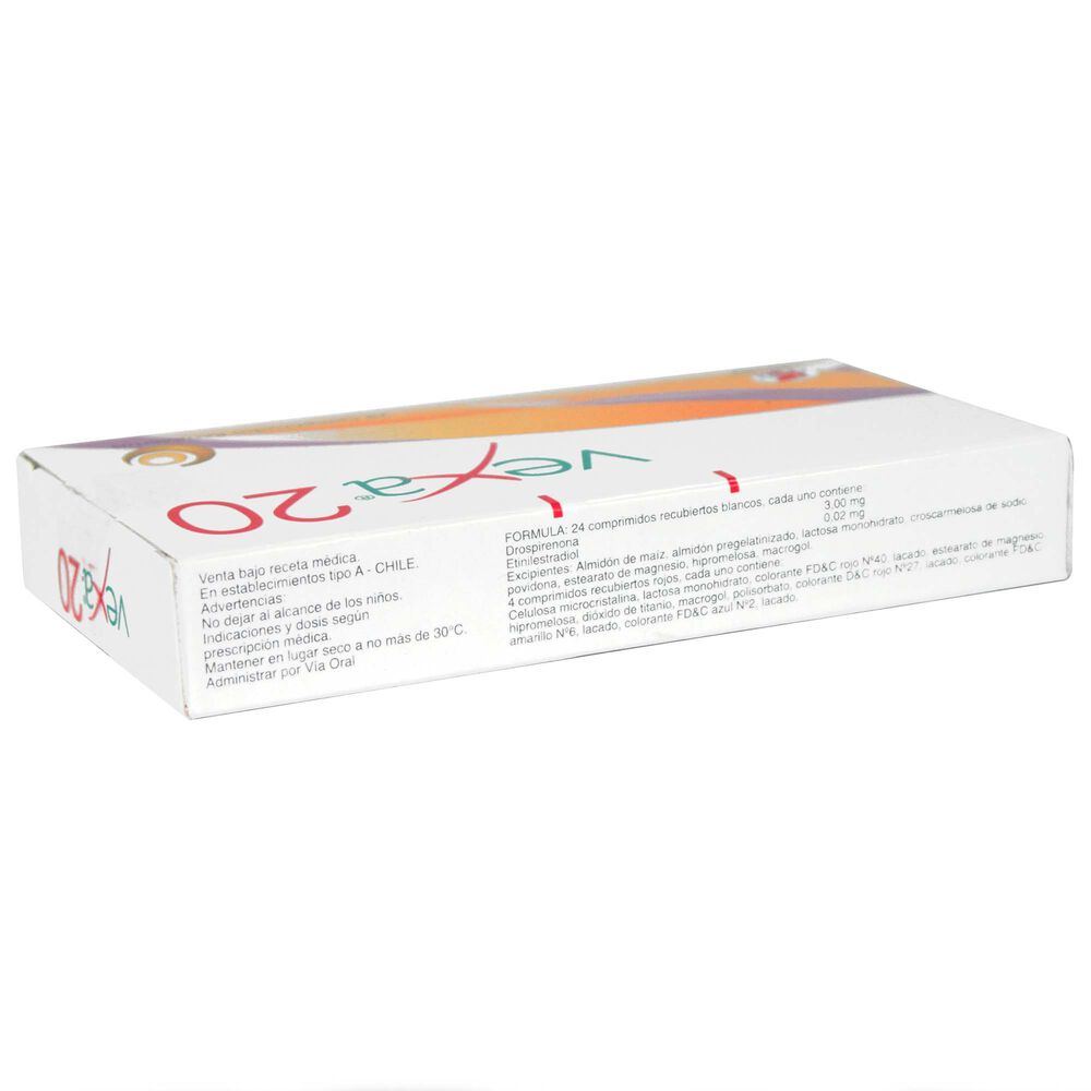 Vexa-20-Drospirenona--3-mg-Etinilestradiol-0,02-mg-28-Comprimidos-Recubierto-imagen-2