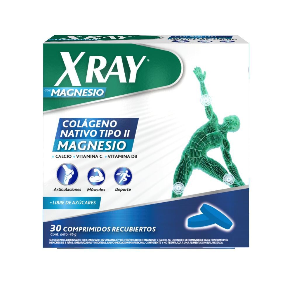 Xray-Colageno-Comprimidos-Magnesio-30Comp-imagen-1