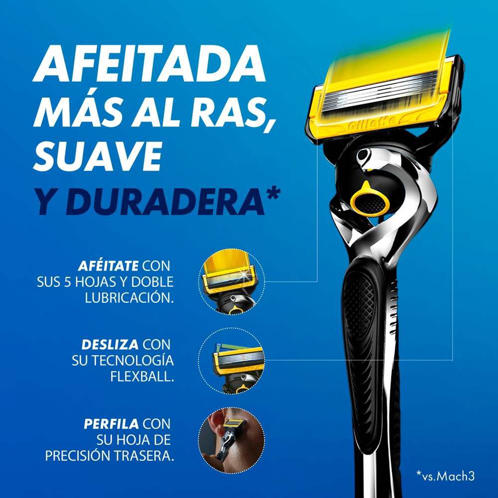 Repuesto-M&aacute;quina-Afeitar-Proshield-4-Uds-imagen-2