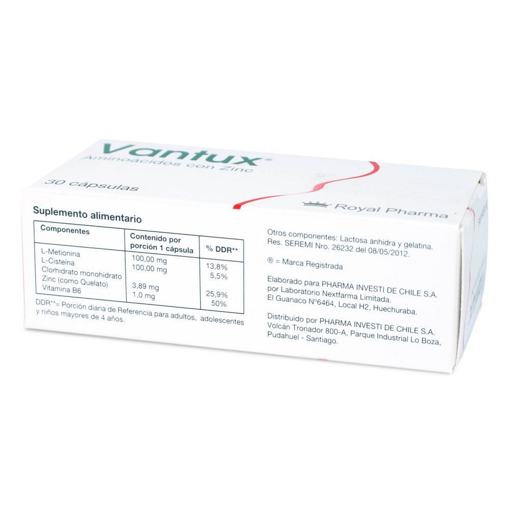 Vantux-Sulfato-Zn-3-mg-30-Cápsulas-imagen-3