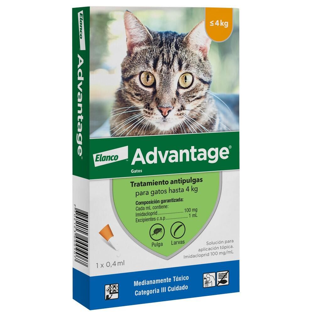 Advantage-Gatos-<-4-kg-(Pipeta-0,4ml)-imagen