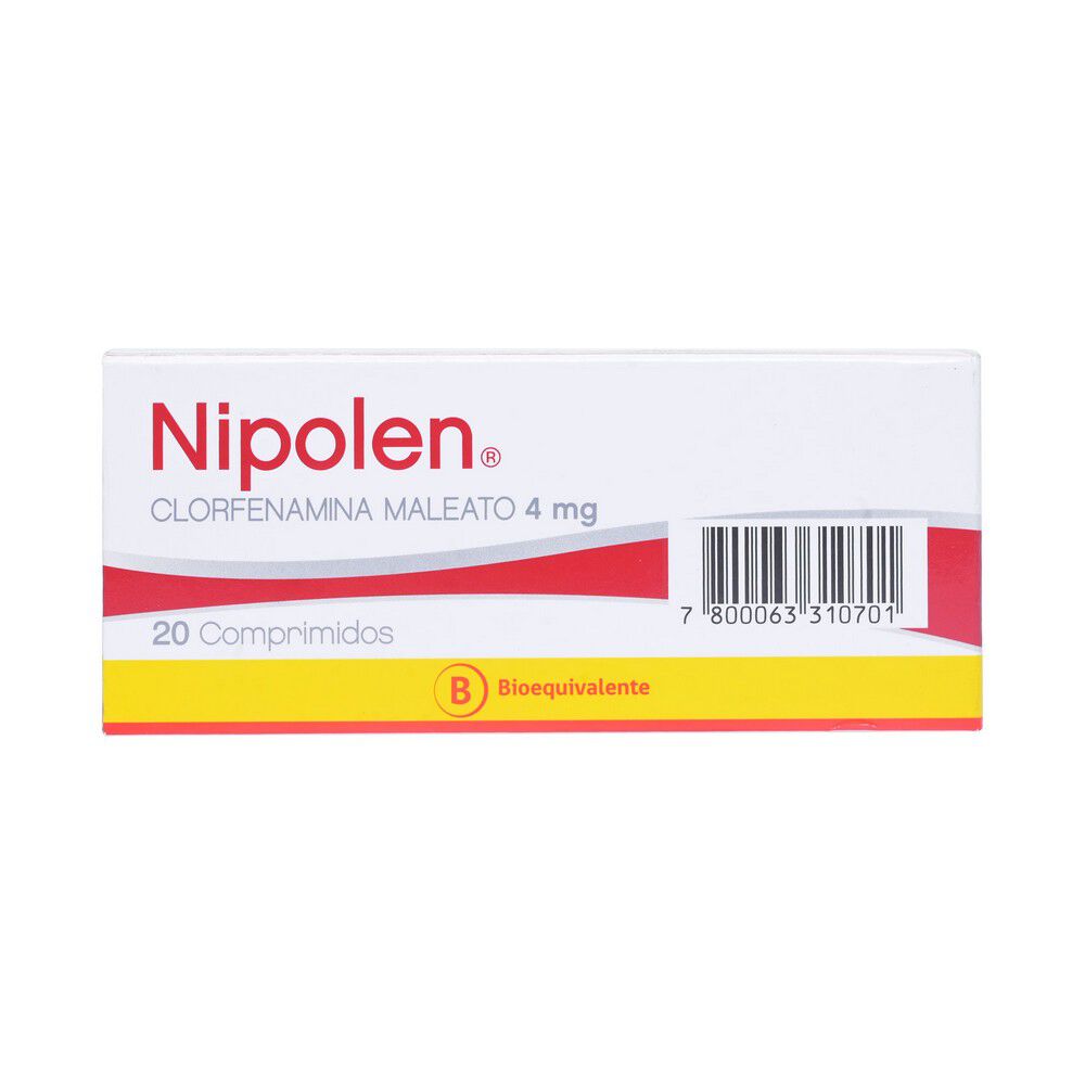 Nipolen-Clorfenamina-4-mg-20-Comprimidos-imagen