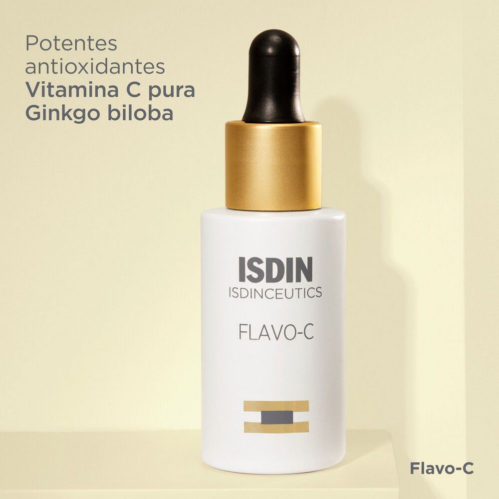 Isdinceutics-Flavo-C-Serum-Antioxidante-con-Vitamina-C-y-Ginkgo-Biloba-30-mL-imagen-2