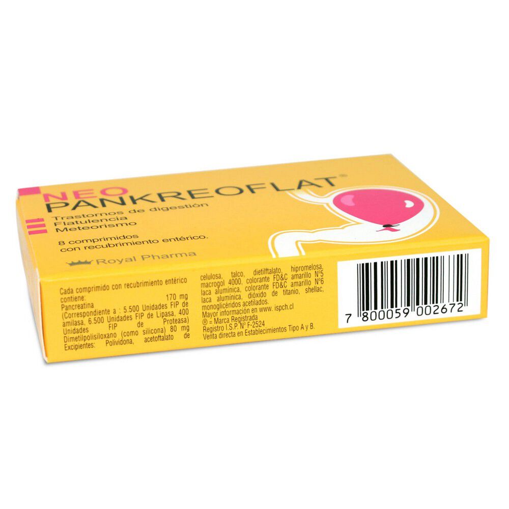 Neo-Pankreoflat-Pancreatina-170-mg-8-Comprimidos-imagen-2