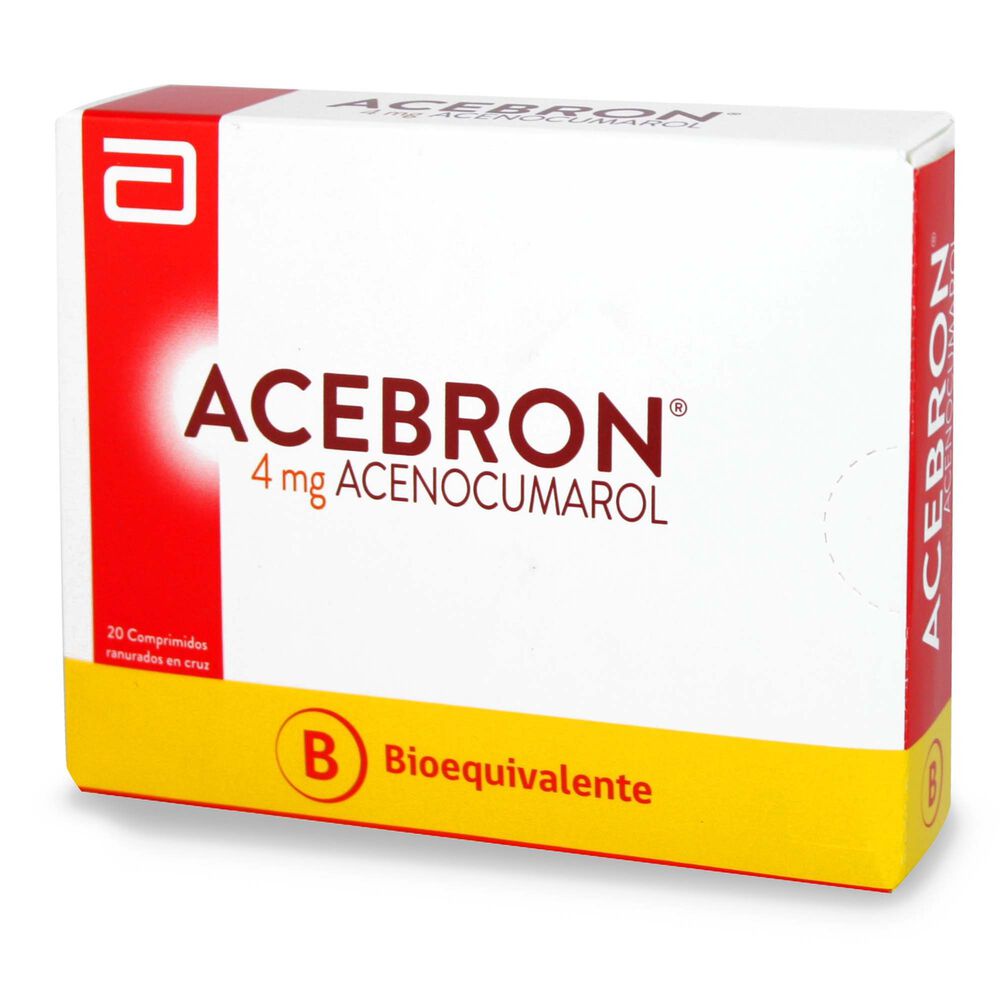 Acebron-Acenocumarol-4-mg-20-Comprimidos-Ranurado-imagen-1