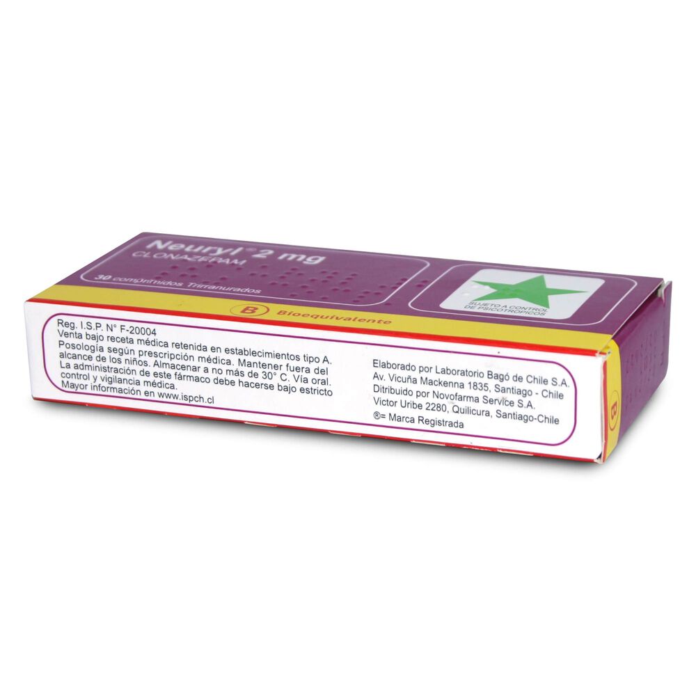 Neuryl-Clonazepam-2-mg-30-Comprimidos-Triranurados-imagen-3