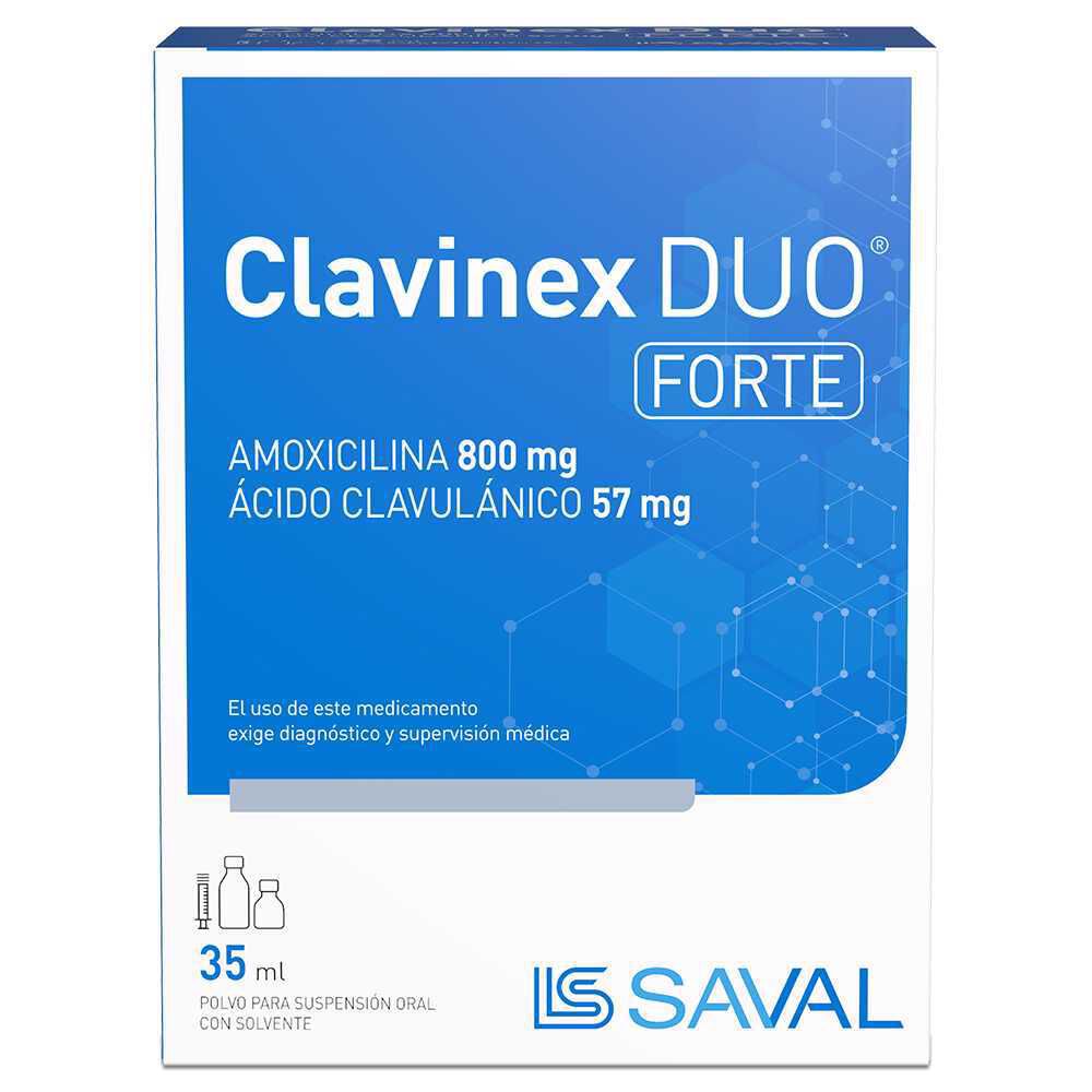 Clavinex-Duo-Forte-800/57-Amoxicilina-57-mg/5mL-Suspensi&oacute;n-35-mL-imagen-1