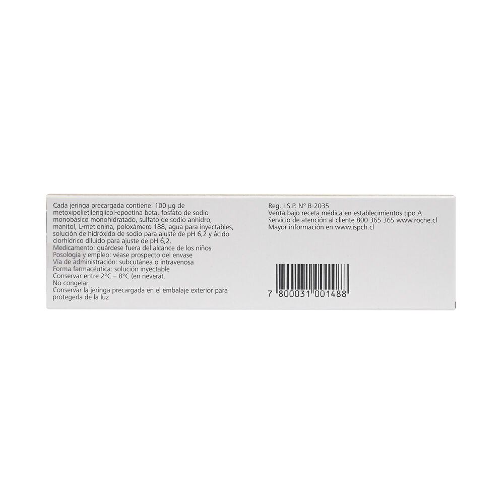 Mircera-Metoxipolietilenglicol-Epoetina-Beta-100-mcg-/-0,3-mL-Solucion-Inyectable-1-Jeringa-Pre-Llenada-imagen-2