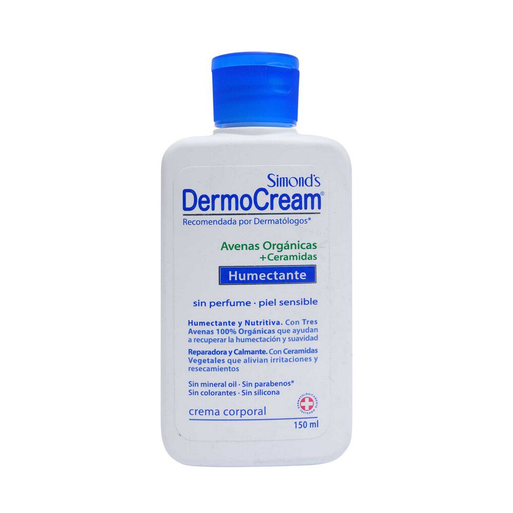 Dermocream-Crema-Corporal-Humectante-Avenas-Orgánicas-Piel-Sensible-150-mL-imagen-1