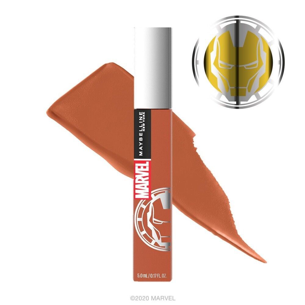 Marvel-X-Maybelline-Labial-Larga-Duración-Super-Stay-Matte-Ink-75-Fighter-imagen-1