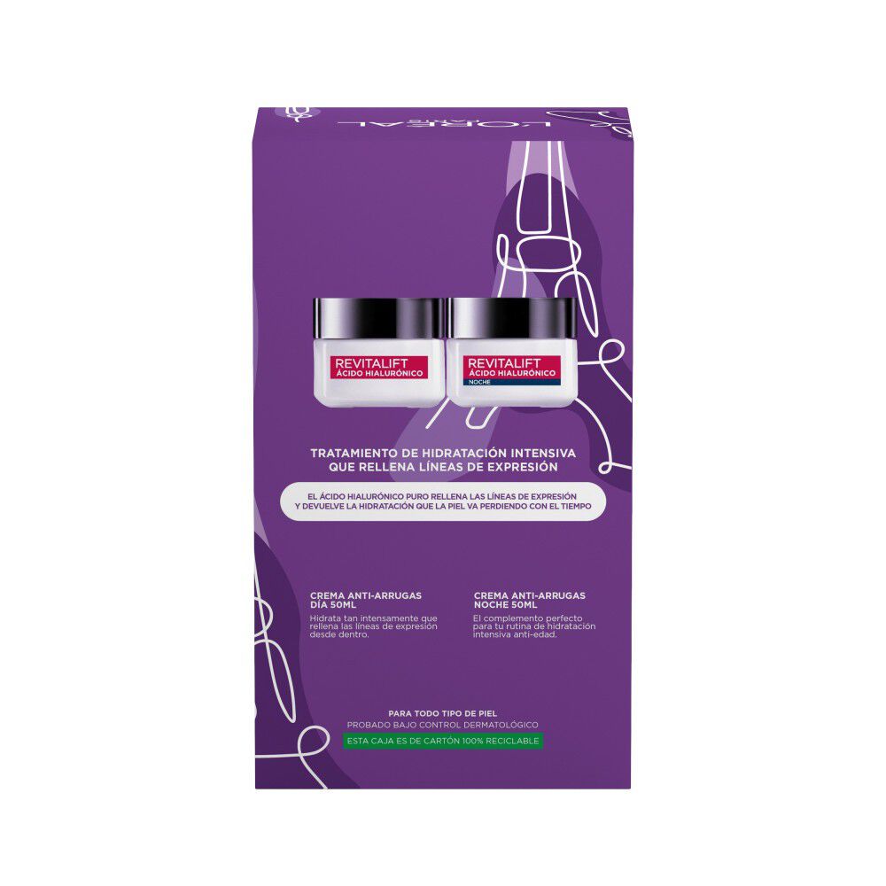 Revitalift-Acido-Hialuronico-Crema-Facial-Día-con-Protección-Solar-20-50-mL-+-Crema-Facial-Noche-50-mL-imagen-2
