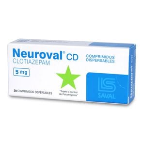 Neuroval-CD-Clotiazepam-5-mg-30-Comprimidos-Dispersable-imagen
