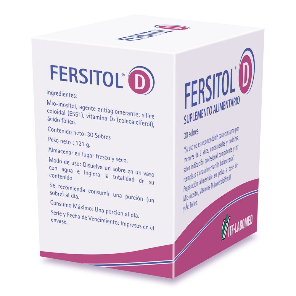 Fersitol-D-Mio-Inositol-4g-Ácido-Fólico-200-mg-Vitamina-D-7,5 µg 30-sobres-imagen-3