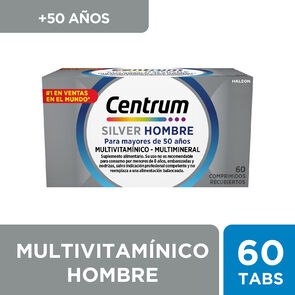 Centrum-Silver-Hombre-Multivitaminico-Multimineral-para-mayores-de-50-años-60-Comprimidos-imagen