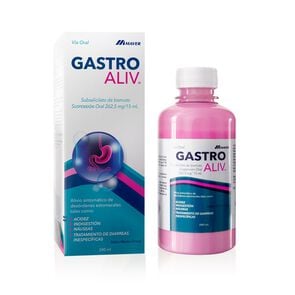Gastroaliv-Subsalicilato-de-Bismuto-262,5-mg-/-15-mL-Suspension-Oral-240-mL-Sabor-menta-Cherry-imagen