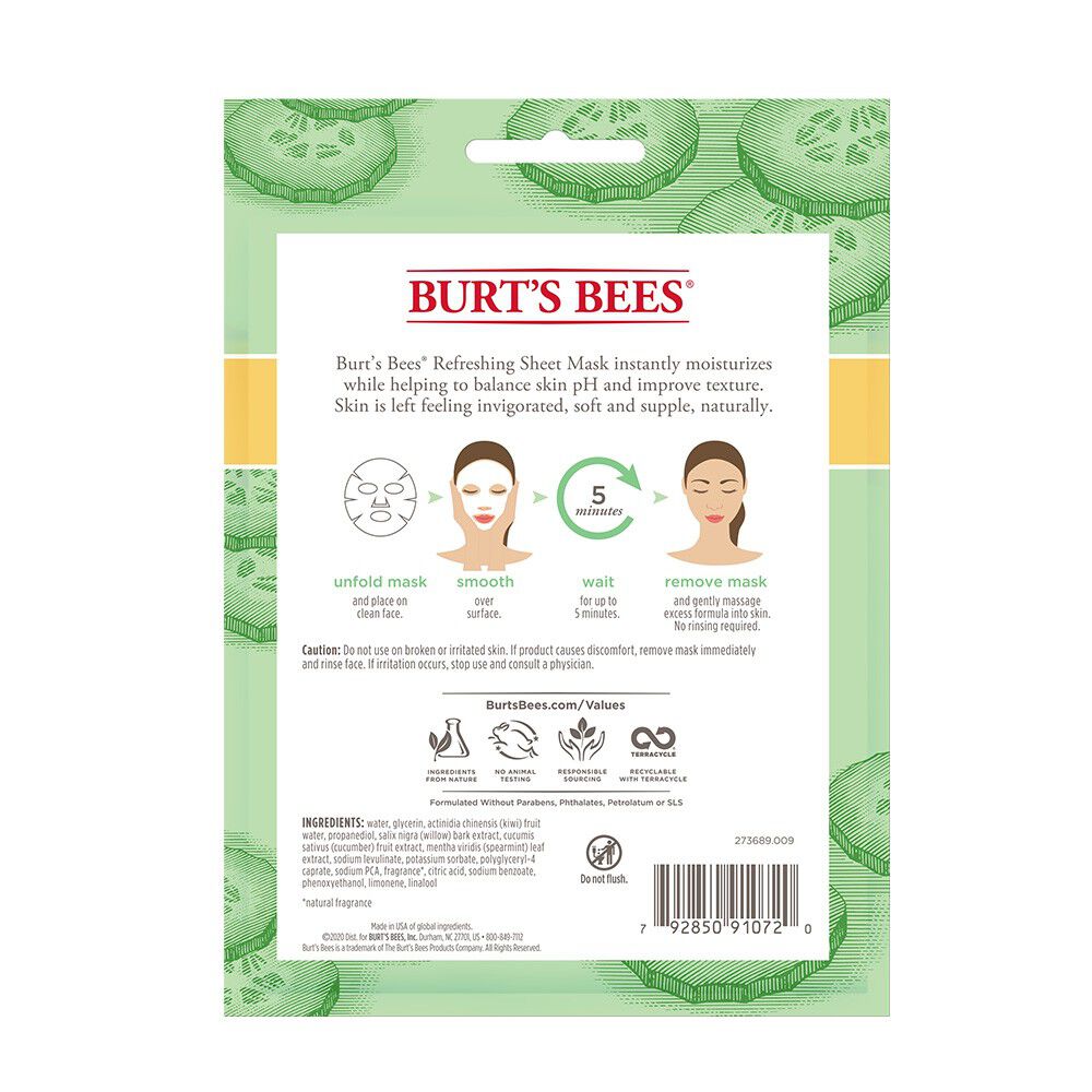 Mascara-Facial-Refrescante-Sheet-Mask-Whit-Pepino-9-grs-imagen-2