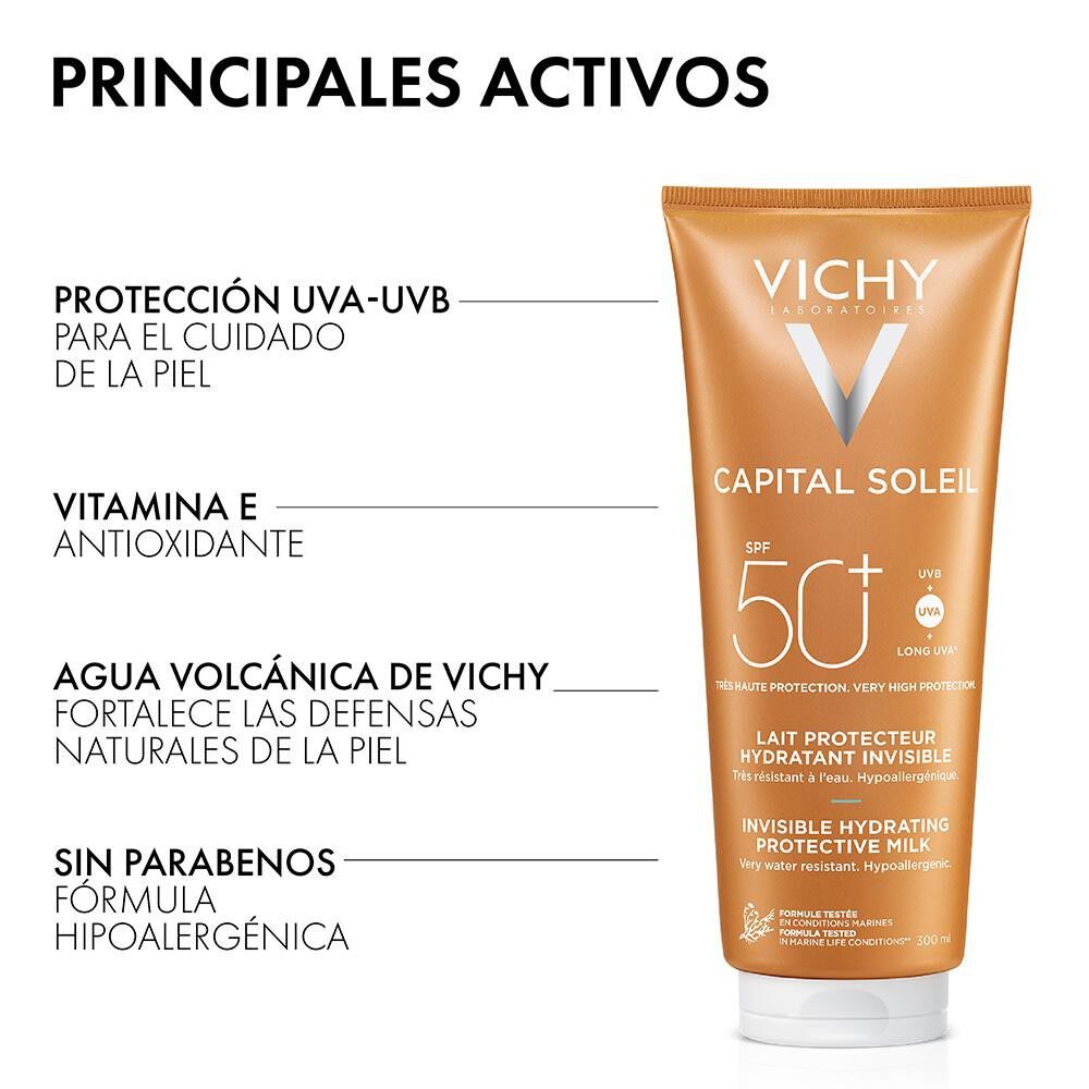 Protector-Solar-Capital-Soleil-Leche-Hidratante-FPS-50+-300-ml-imagen-3