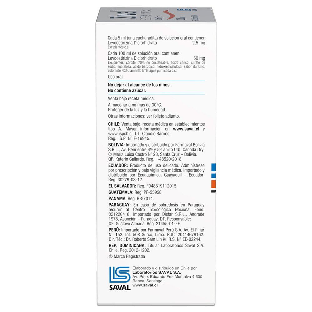 Zival-Jarabe-Levocetirizina-Diclorhidrato-2,5-mg-/-120-ml-imagen-2