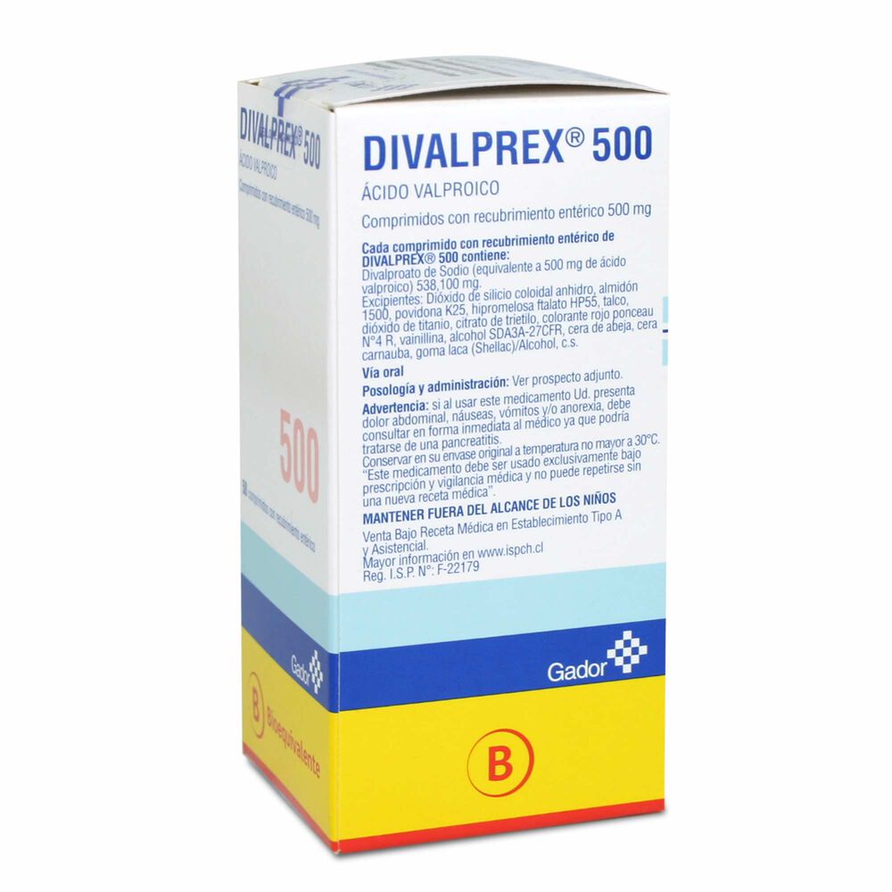 Divalprex-500-Ácido-Valproico-500-mg-50-Comprimidos-imagen-2
