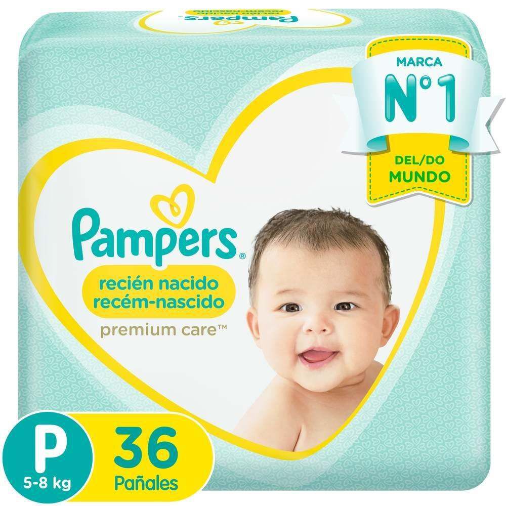Premium-Care-Reci&eacute;n-Nacido-Pa&ntilde;ales-Desechables-P-36-Unidades-imagen-1