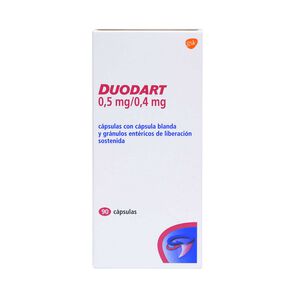 Duodart-0,5/0,4-Dutasteride-0,5-mg-Tamsulosina-0,4-mg-90-Cápsulas-de-Liberacion-Sostenida-imagen