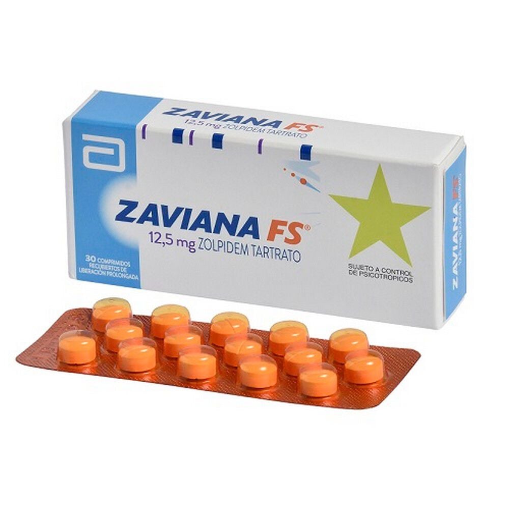Zaviana-Zolpidem-12,5-mg-30-Comprimidos-Recubiertos-imagen-1