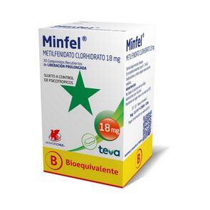 Minfel-Metilfenidato-18-mg-30-Comprimidos-imagen