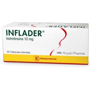 Inflader-Isotretinoina-10-mg-30-Cápsulas-Blandas-imagen