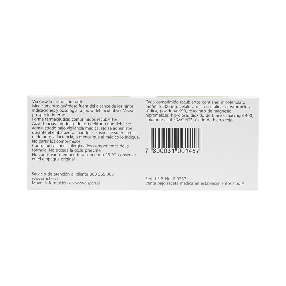 Cellcept-Micofenolato-Mofetilo-500-mg-50-Comprimidos-Recubiertos-imagen-2