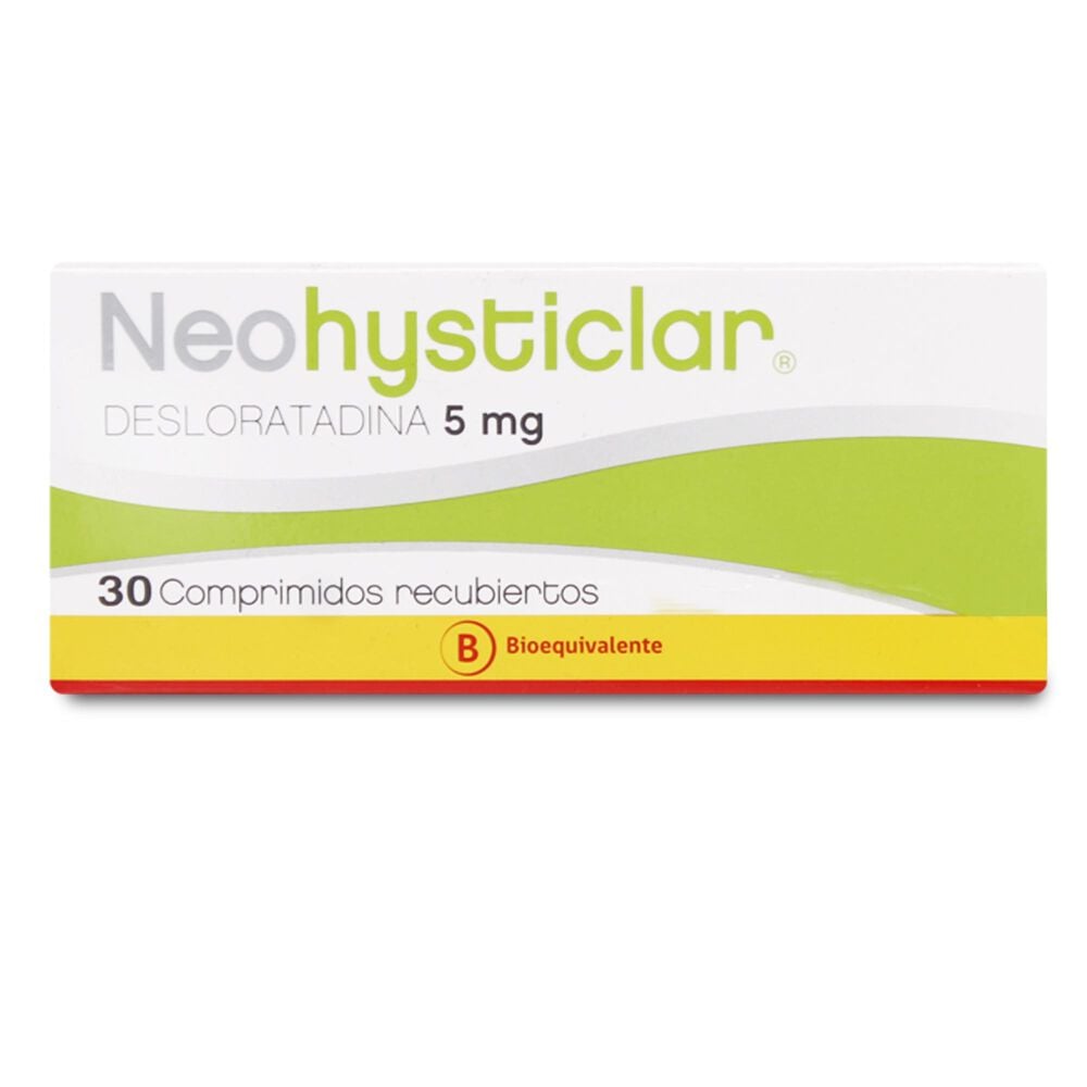 Neohysticlar-Desloratadina-5-mg-30-Comprimidos-Recubierto-imagen