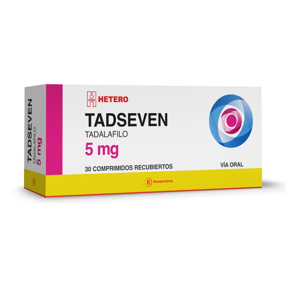 Tadseven-5-mg-30-Comprimidos-Recubiertos-imagen