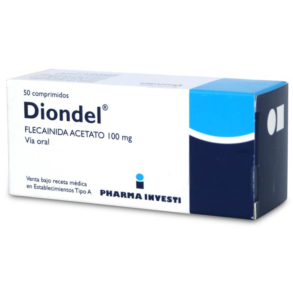 Diondel-Flecainida-Acetato-100-mg-50-Comprimidos-imagen-1