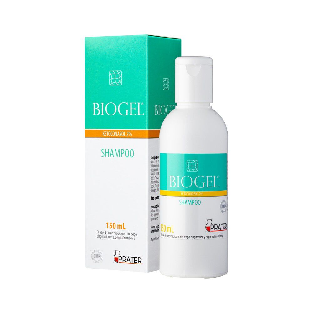 Biogel-Ketoconazol-2%-Shampoo-Medicado-150-mL-imagen-1
