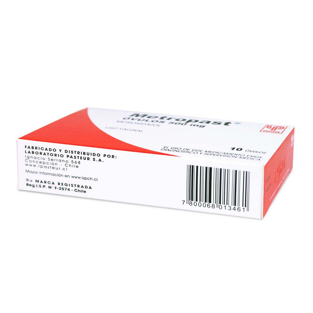 Metropast-Metronidazol-500-mg-10-Óvulos-imagen-2