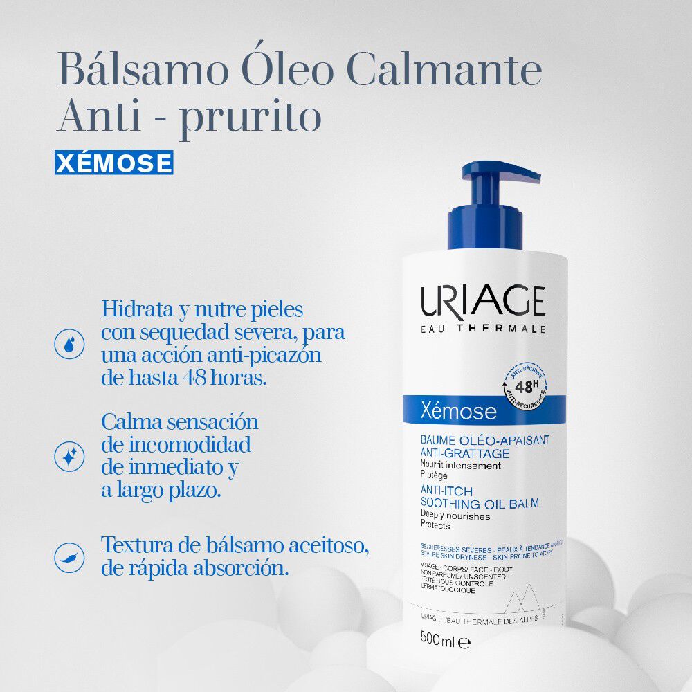 Crema-Nutritiva-Cuerpo-Xémose-Bálsamo-Óleo-calmante-Anti-prurito-500ml-imagen-2
