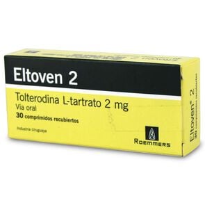 Eltoven-Tolterodina-2-mg-30-Comprimidos-Recubierto-imagen