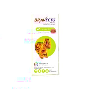 Bravecto-Fluralaner-500-mg-(10---20-kg)-1-Comprimido-Masticable-imagen